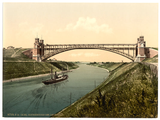 A picture of High bridge at Holtenau, Kiel, Schleswig-Holstein, Germany