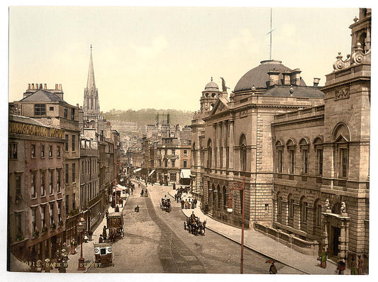 A picture of High Street, Bath, England