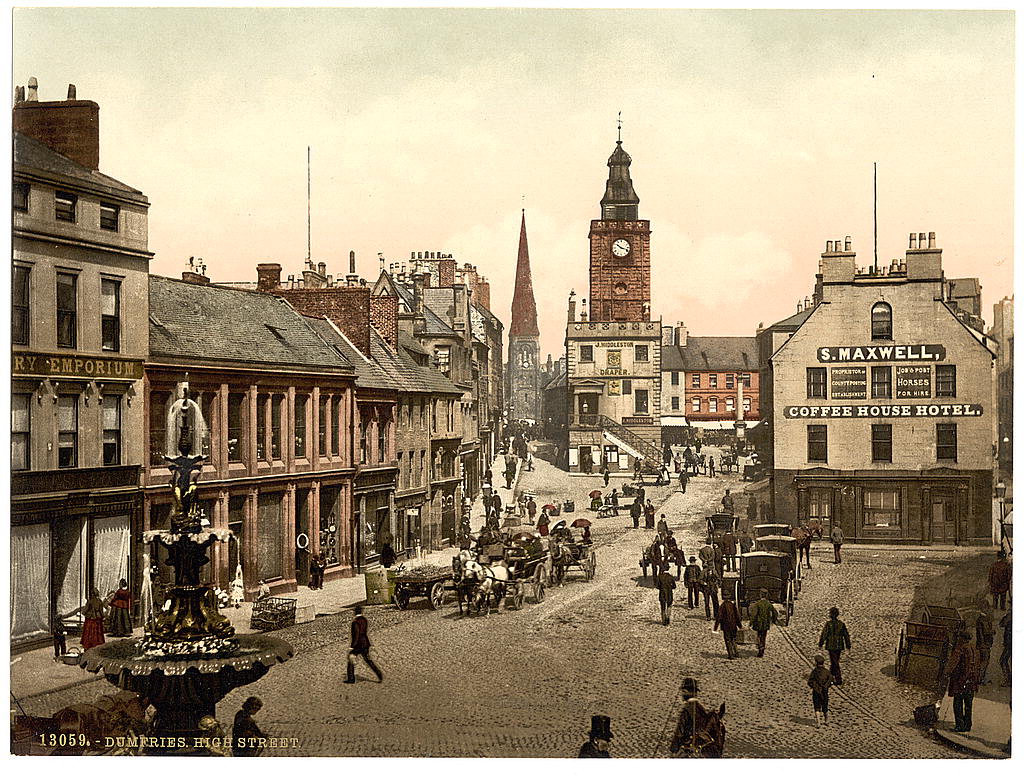 A picture of High Street, Dumfries, Scotland