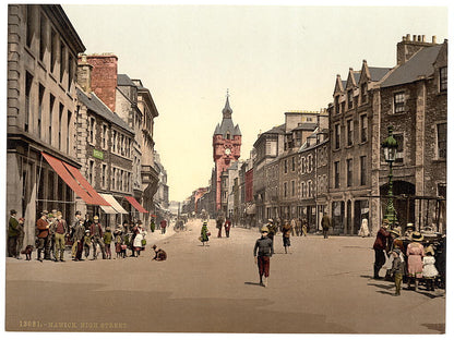 A picture of High Street, Hawick, Scotland