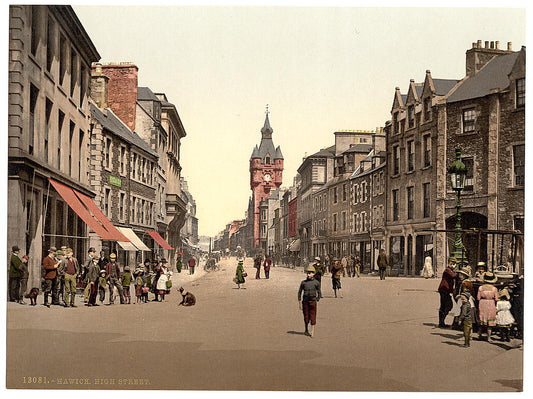 A picture of High Street, Hawick, Scotland