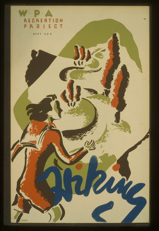 A picture of Hiking WPA recreation project--Dist. no. 2 /