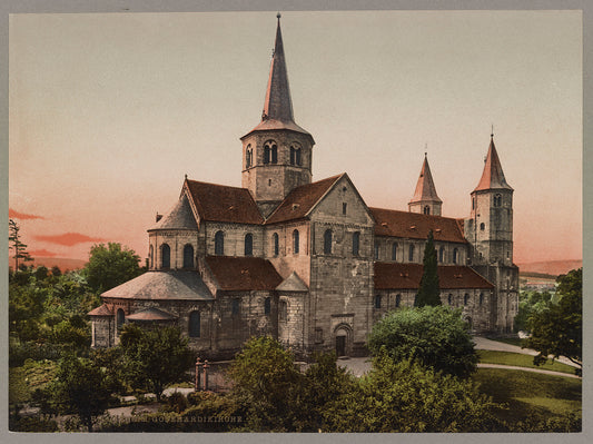 A picture of Hildesheim. Godehardikirche