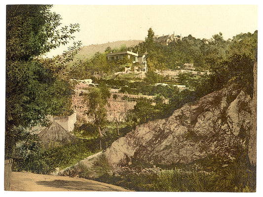 A picture of Hillside, Mentone, Riviera (i.e., Menton, France)