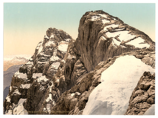 A picture of Hocheck and Mittelspitze, Waltzman, Upper Bavaria, Germany