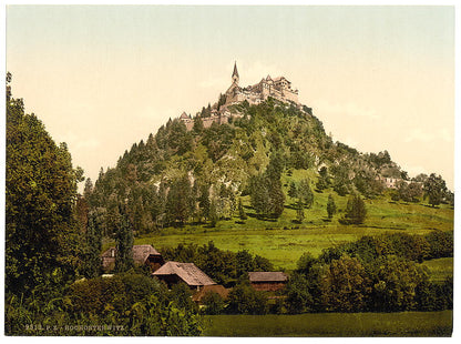 A picture of Hochosterwitz, Carinthia, Austro-Hungary