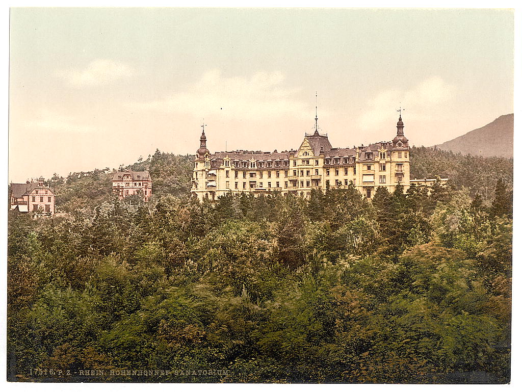 A picture of Hohenhonnef Sanatarium, Cologne, the Rhine, Germany