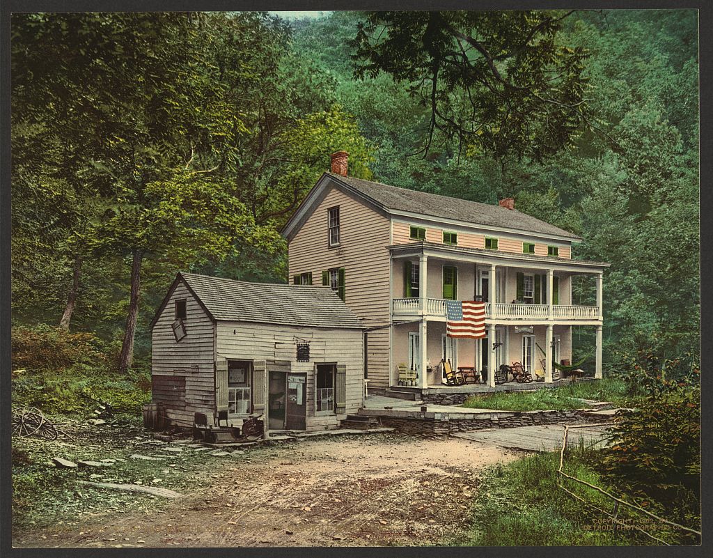 A picture of Home of Rip Van Winkle, Sleepy Hollow, Catskill Mountains