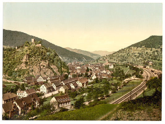 A picture of Hornberg, general view, Black Forest, Baden, Germany