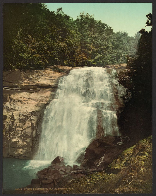 A picture of Horse Pasture Falls, Sapphire, N.C.