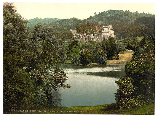 A picture of Hotel from gardens, Grange-over-Sands, England