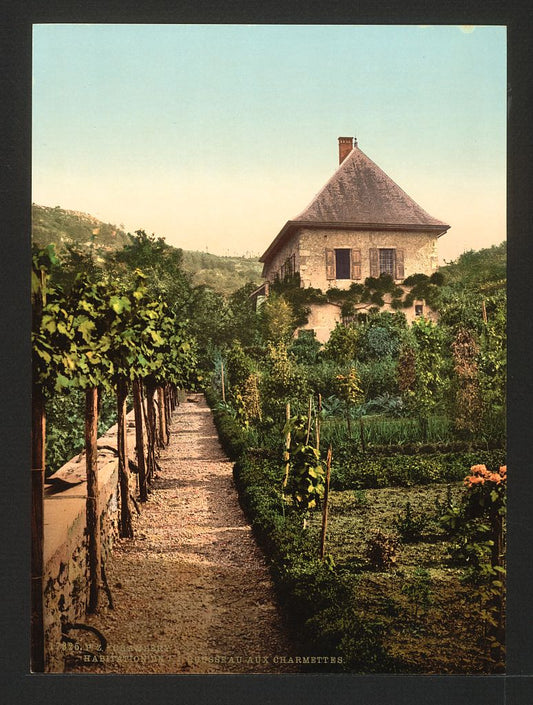 A picture of House of Rousseau, Charmelles, (i.e., Charmettes), Chambery, France