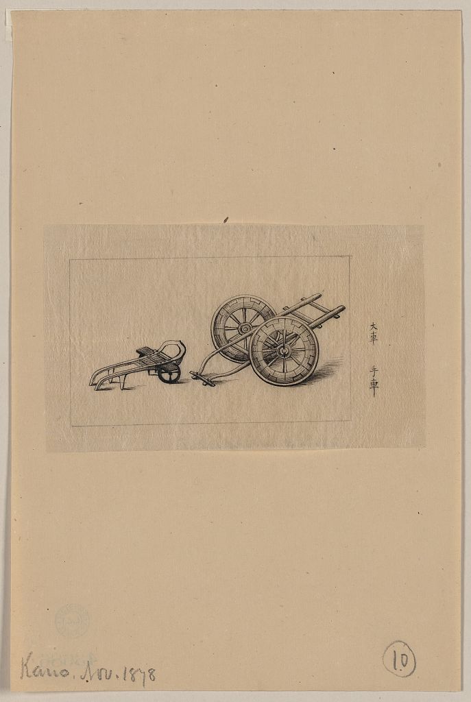 A picture of Human-powered two-wheeled carts
