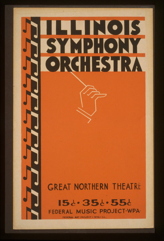 A picture of Illinois symphony orchestra