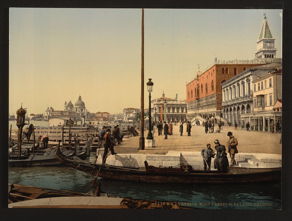 A picture of In front of the Doges' Palace, Venice, Italy