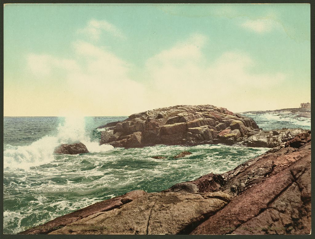 A picture of Indian Rock, Narragansett Pier