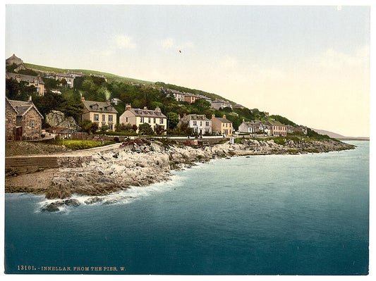 A picture of Innellan from the pier W. (i.e., West), Scotland