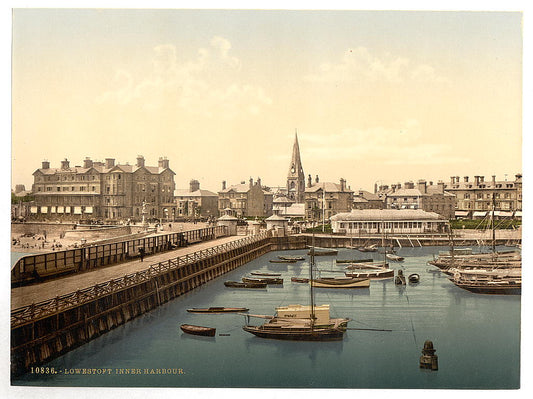 A picture of Inner harbor, Lowestoft, England