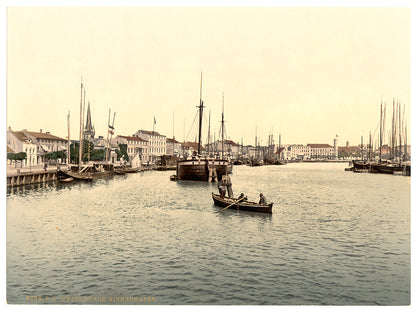 A picture of Inner harbor, Swinemunde, Pomerania, Germany (i.e., Świnoujście, Poland)
