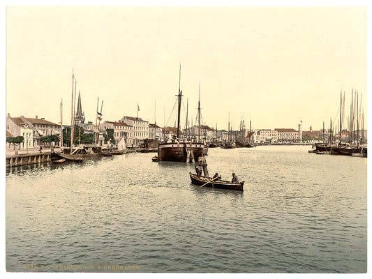 A picture of Inner harbor, Swinemunde, Pomerania, Germany (i.e., Świnoujście, Poland)