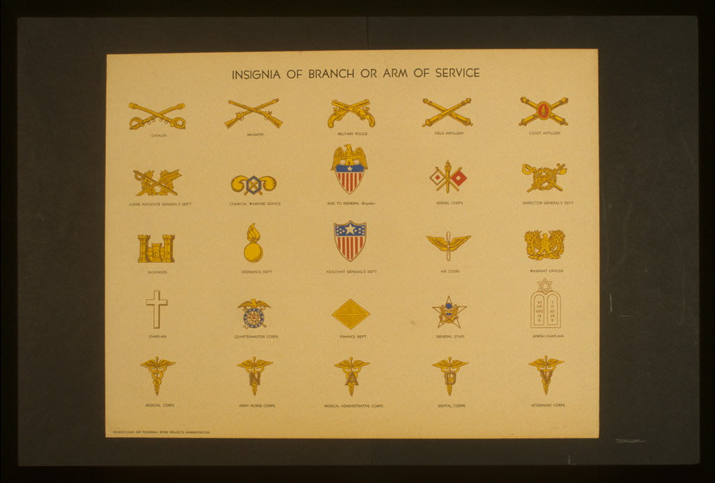 A picture of Insignia of branch or arm of service