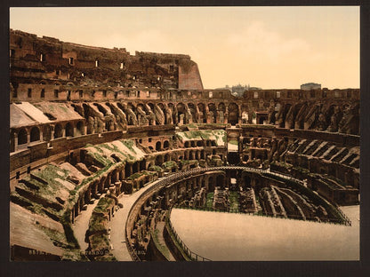 A picture of Interior of Coliseum, Rome, Italy