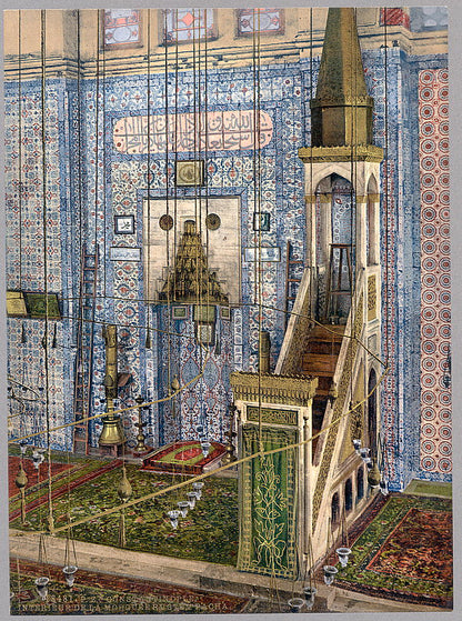 A picture of Interior of mosque Rüstem Paşa,Constantinople, Turkey