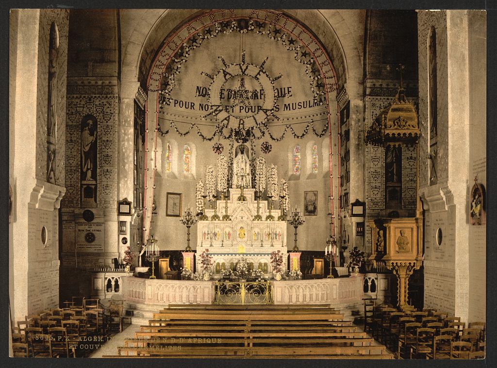 A picture of Interior of Notre Dame d'Afrique, Algiers, Algeria