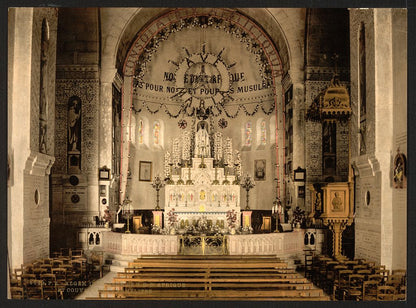 A picture of Interior of Notre Dame d'Afrique, Algiers, Algeria