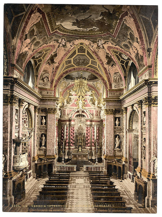 A picture of Interior Scalzi, Venice, Italy