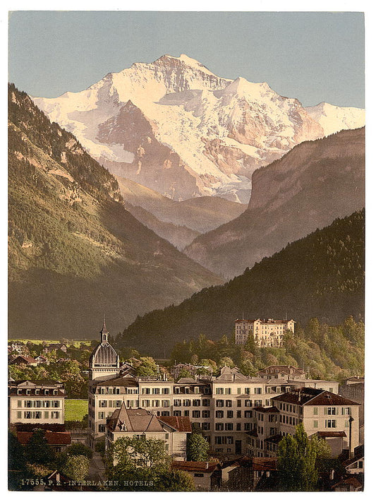 A picture of Interlaken, hotels, Bernese Oberland, Switzerland