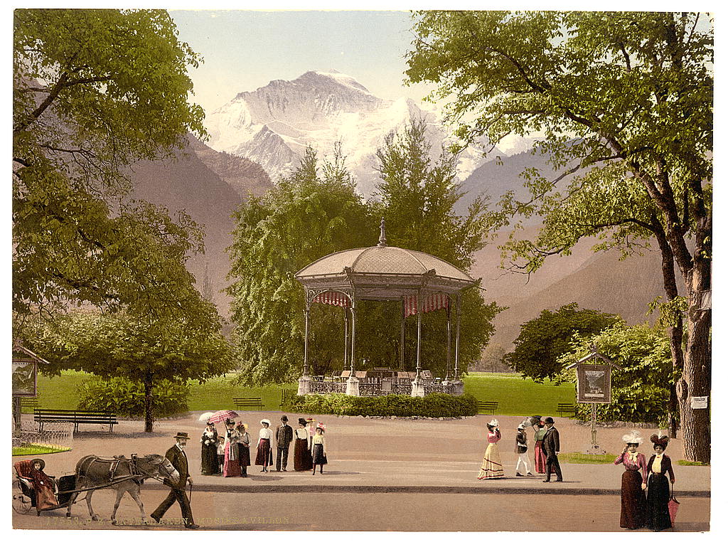 A picture of Interlaken, Music Pavillion, Bernese Oberland, Switzerland