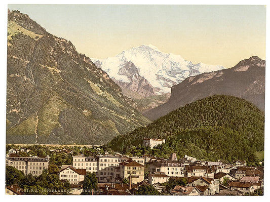A picture of Interlaken, with Jungfrau, Bernese Oberland, Switzerland