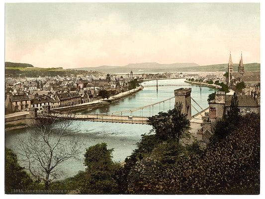 A picture of Inverness from castle, Scotland