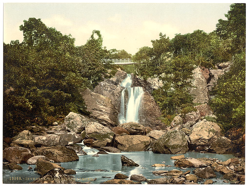 A picture of Inversnaid Falls, Loch Lomond, Scotland