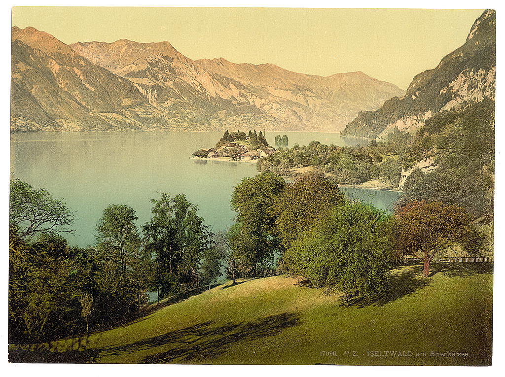 A picture of Iseltwald and Brienz Lake, Bernese Oberland, Switzerland