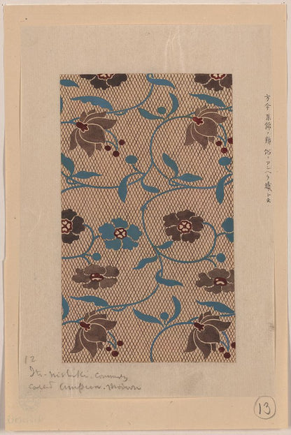 A picture of Ito nishiki brocade, commonly called anhera-ori (weave)