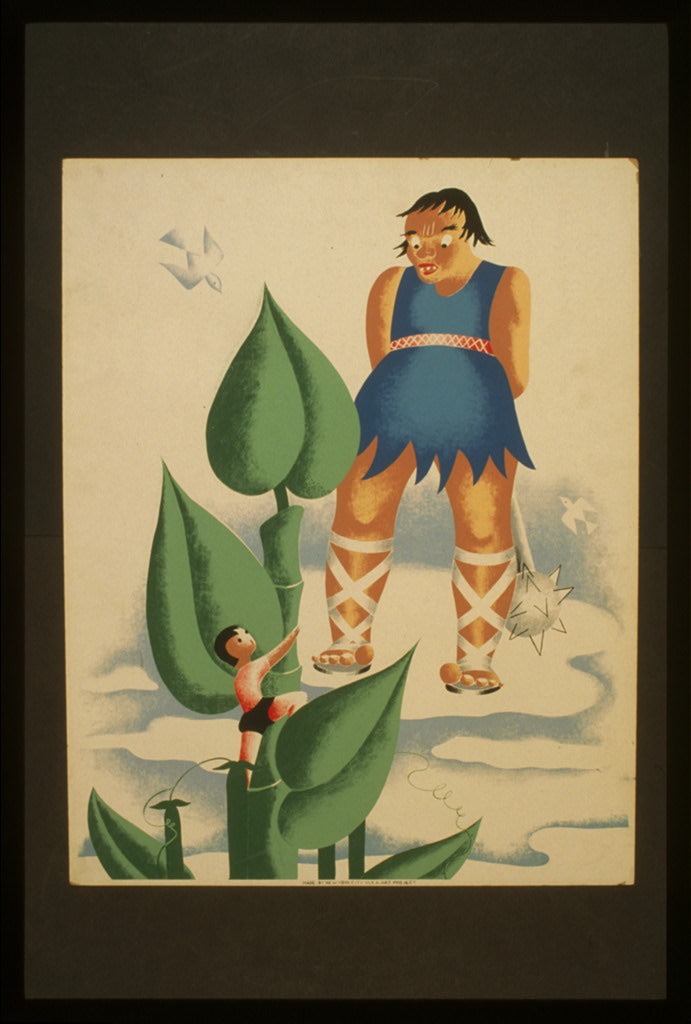A picture of Jack and the beanstalk