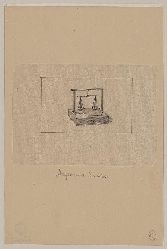 A picture of Japanese scales