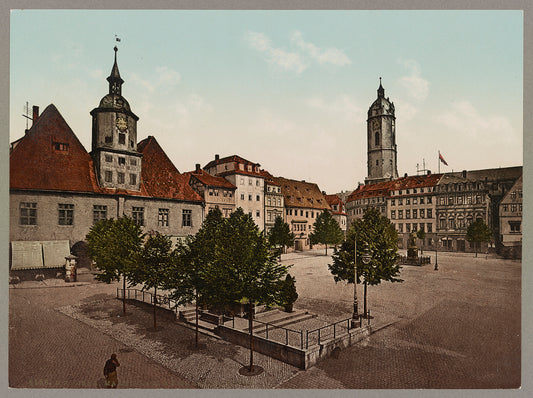 A picture of Jena. Marktplatz & Bismarckbrunnen