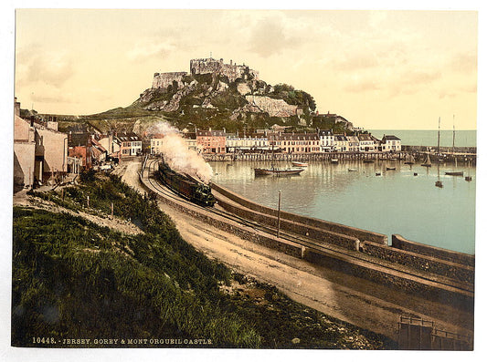 A picture of Jersey, Gorey and the castle, Channel Islands, England