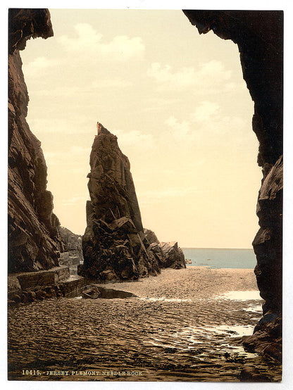 A picture of Jersey, Plemont Caves and Needle Rock, Channel Islands