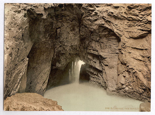 A picture of Jersey, the Devil's Hole, Channel Islands