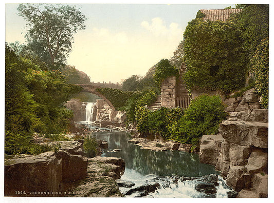 A picture of Jesmond Dene, old mill, Newcastle-on-Tyne, England