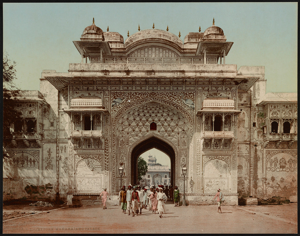 A picture of Jeypore. Maharajah's Palace.