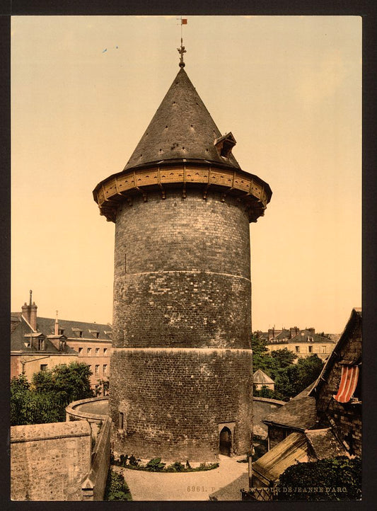A picture of Joan of Arc's Tower, Rouen, France