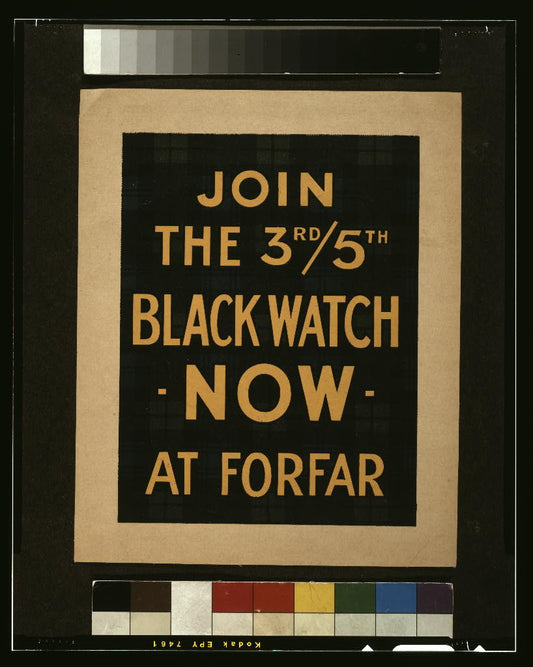 A picture of Join the 3rd/5th Black Watch now, at Forfar