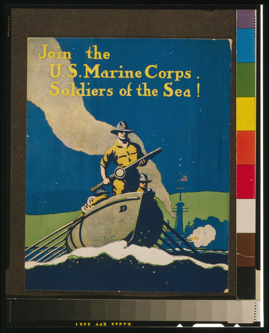A picture of Join the U.S. Marine Corps Soldiers of the sea!