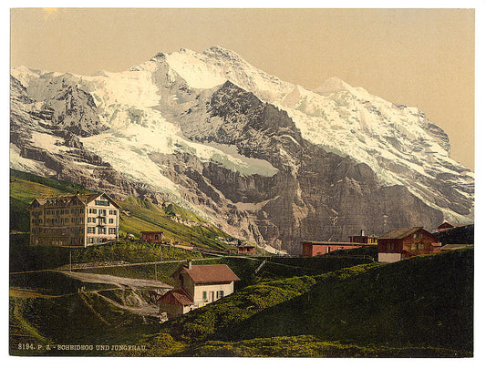A picture of Jungfrau and Scheidegg, Bernese Oberland, Switzerland
