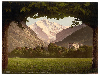 A picture of Jungfrau, from Hoheweg, Bernese Oberland, Switzerland